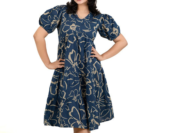 PRINTED COTTON FROCKS - NUWA - 021