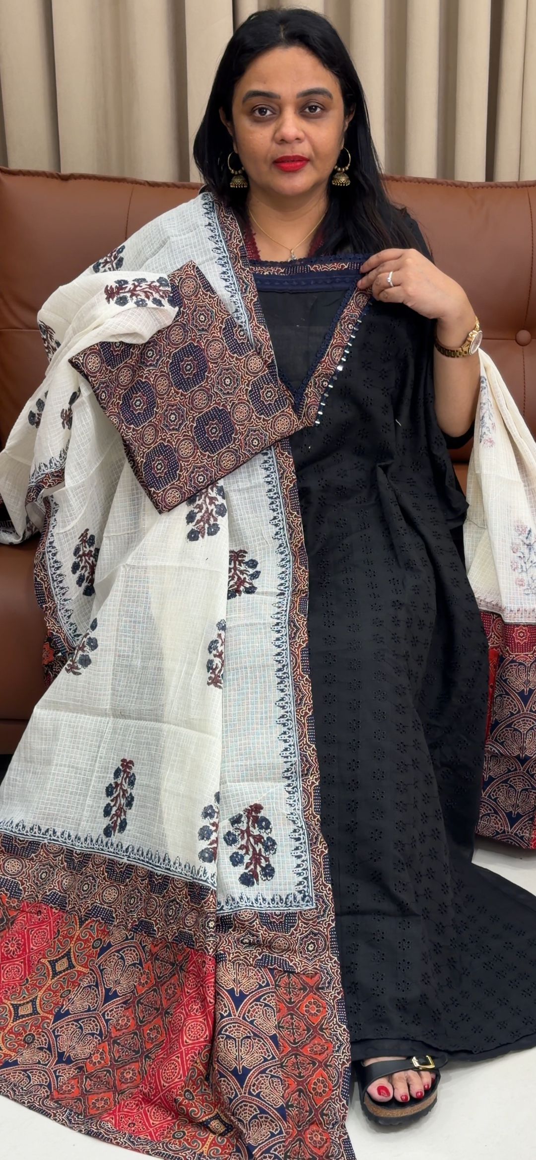 SEMI STITCHED SALWAR SUITS - NUWA - 1694