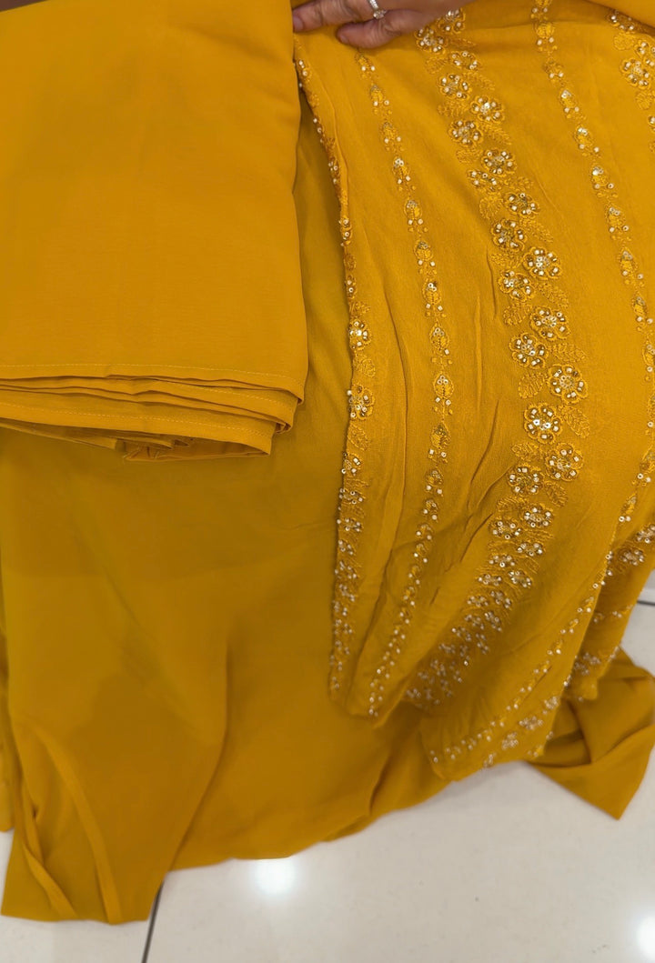 GEORGETTE UNSTITCHED SALWAR SUITS - NUWA-1693