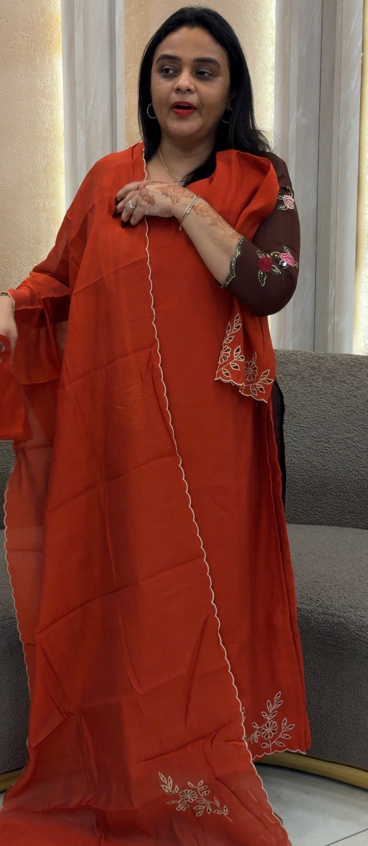 MUL TOP, BOTTOM AND DUPATTA - NUWA-1209