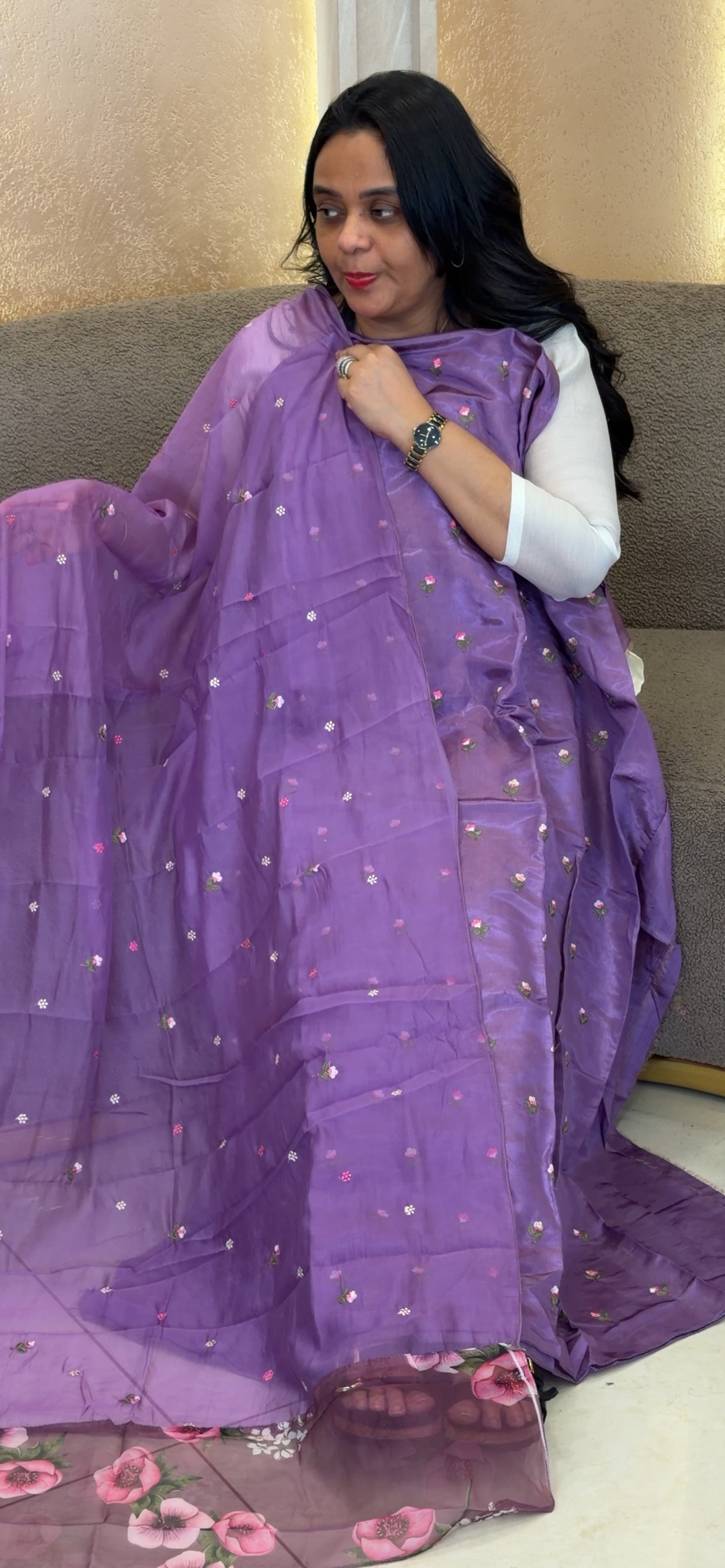 CRAPE UNSTITCHED SALWAR SUITS - NUWA-2025