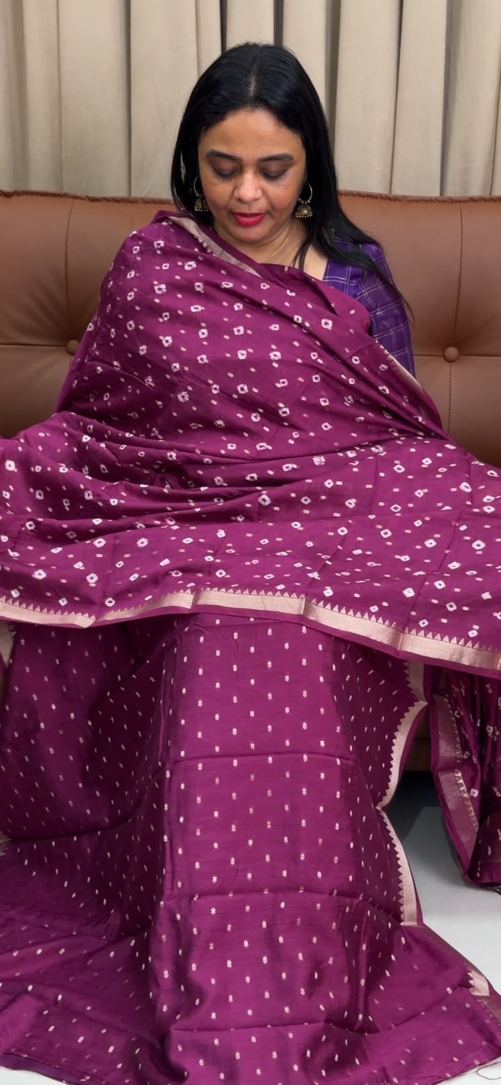 MALAI CHANDERI UNSTITCHED SALWAR SUITS - NUWA - 1561