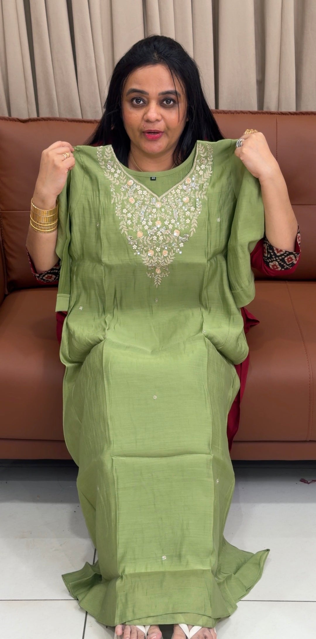 MALAI CHANDERI ALINE TOPS - NUWA-2007