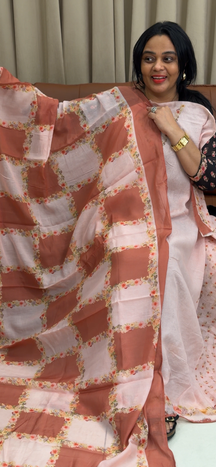 SEMI SILK UNSTITCHED SALWAR SUITS - NUWA - 2191