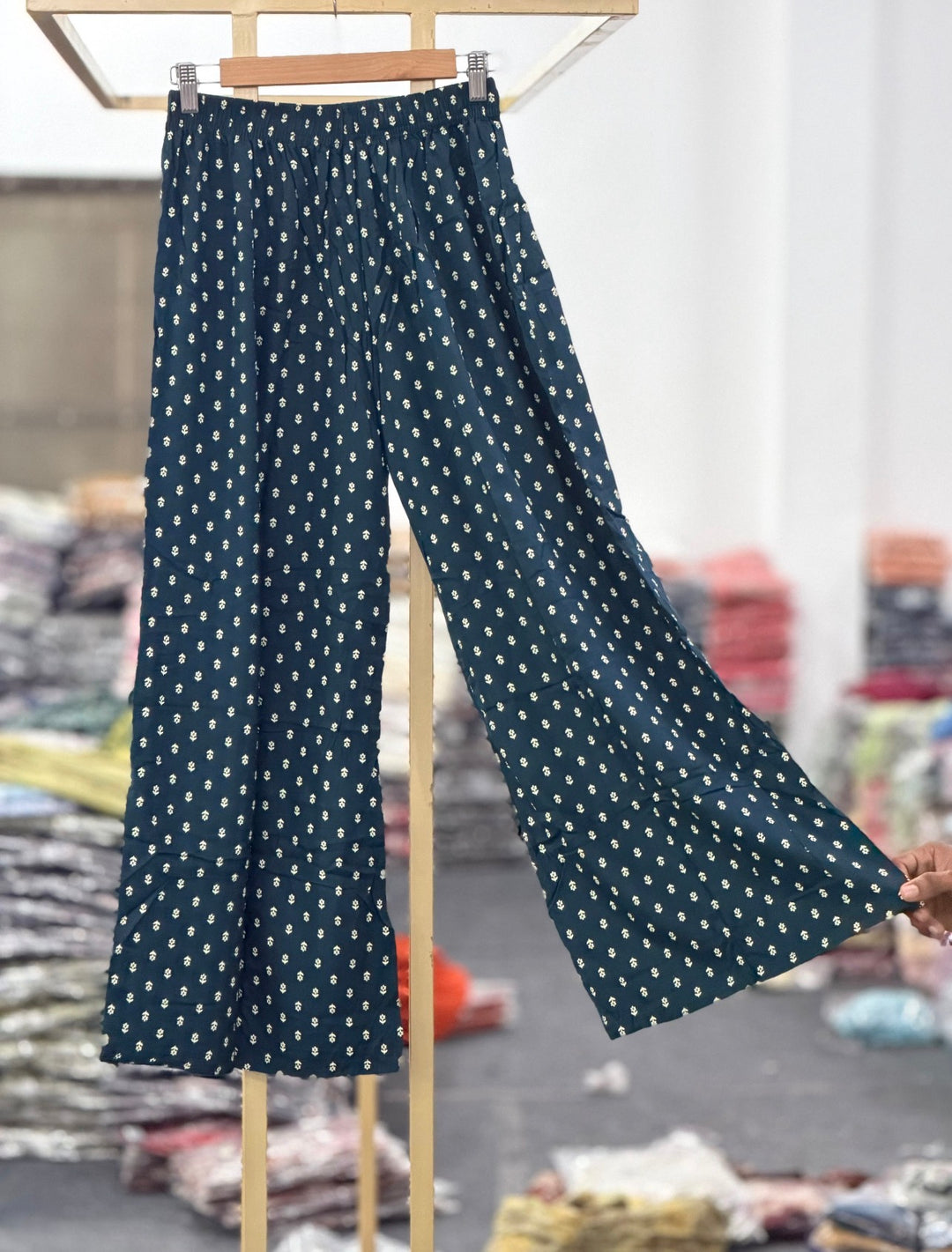 PINTED PALAZZO PANTS - NUWA - 2501