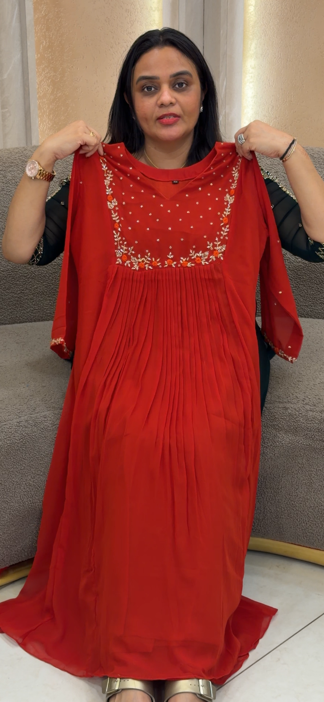 PARTY WEAR ALINE TOPS - NUWA - 891