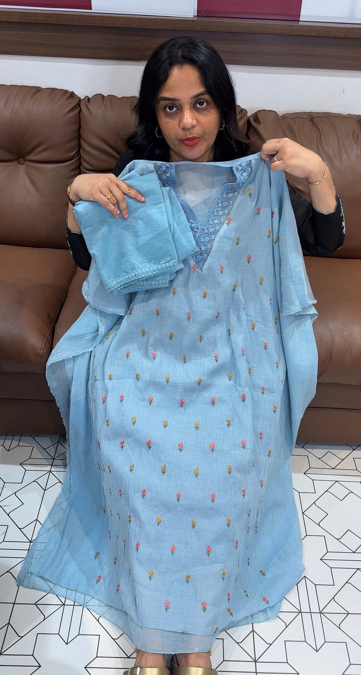 FORWARD MUL CHIFFON UNSTITCHED SALWAR SUITS - NUWA-608