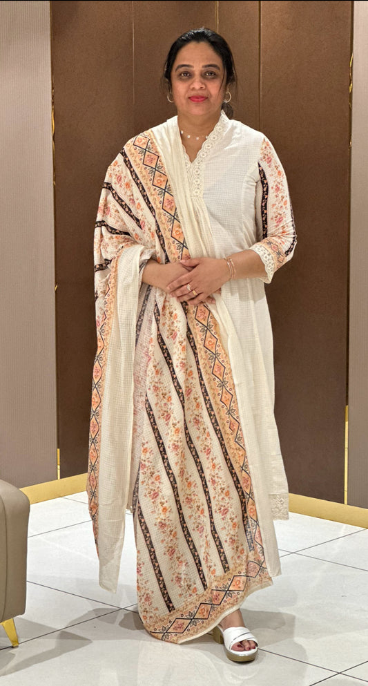 COTTON TOP,BOTTOM AND DUPATTA - NUWA-035