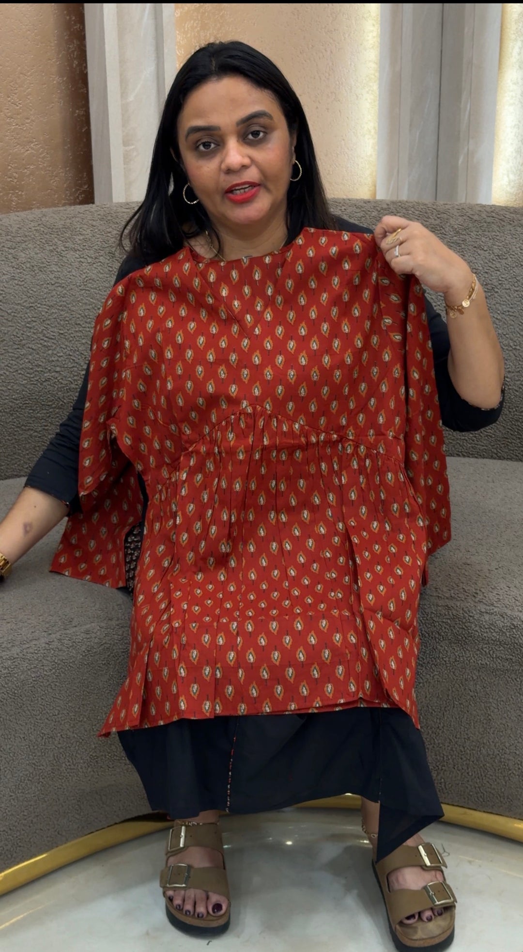 PRINTED SHORT TOPS - NUWA 1096