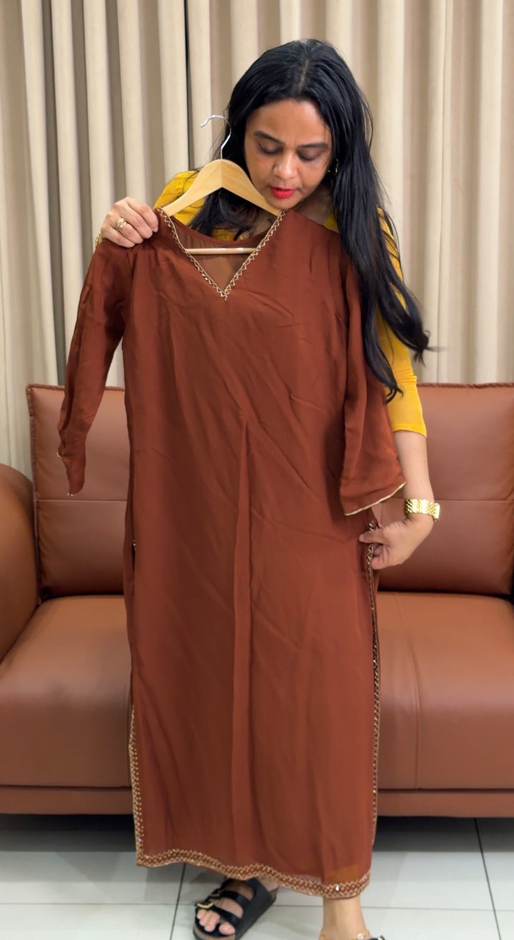 VISCOSE GEORGETTE TOPS - NUWA-2180