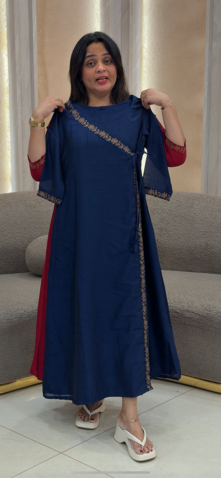 HANDWORKED LONG ALINE TOPS  - NUWA -158