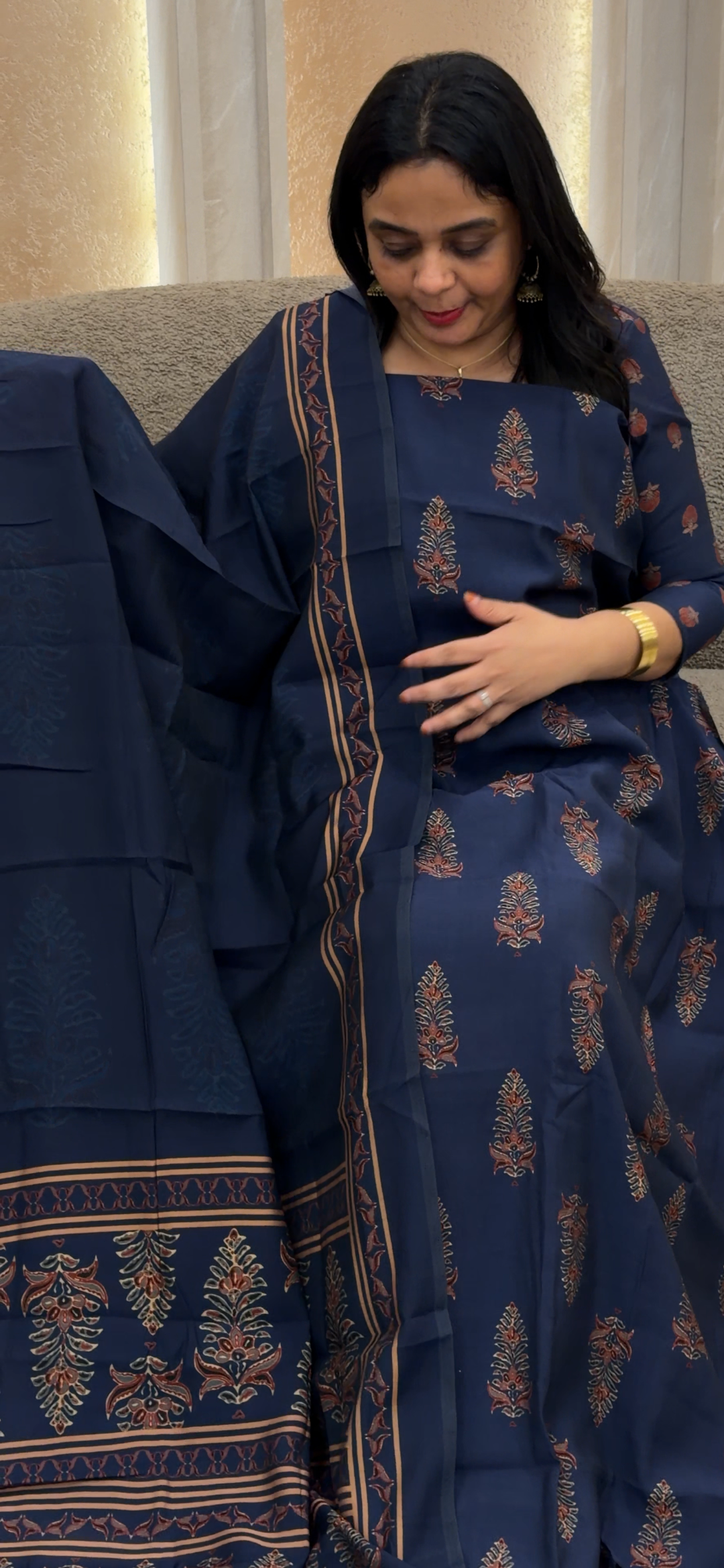 MUL CHANDERI UNSTITCHED SALWAR SUITS - NUWA - 1668