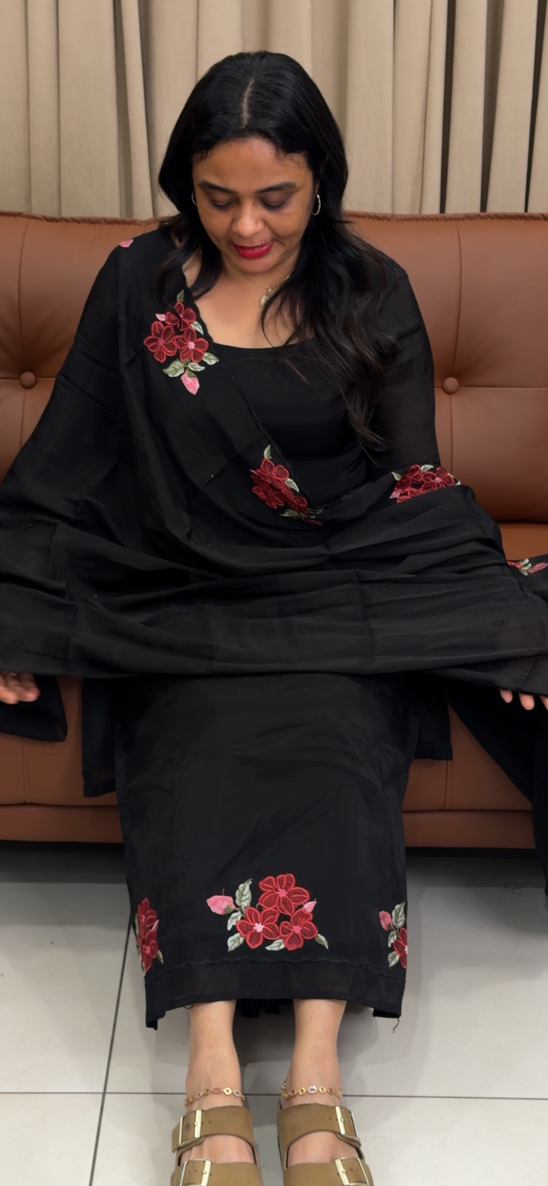 MUL CHANDERI UNSTITCHED SALWAR SUITS - NUWA - 1523