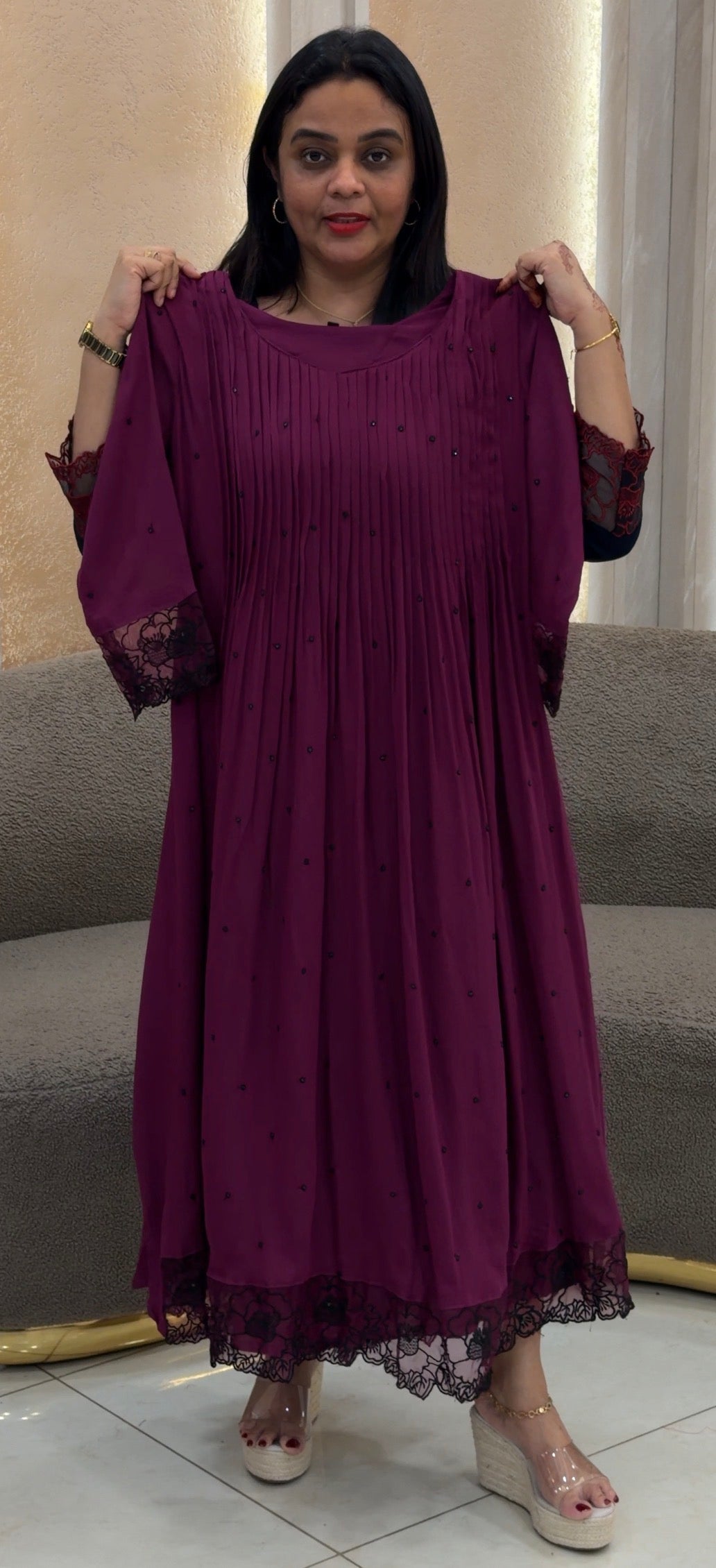 CRUSHED RAYON TOPS - NUWA-1237