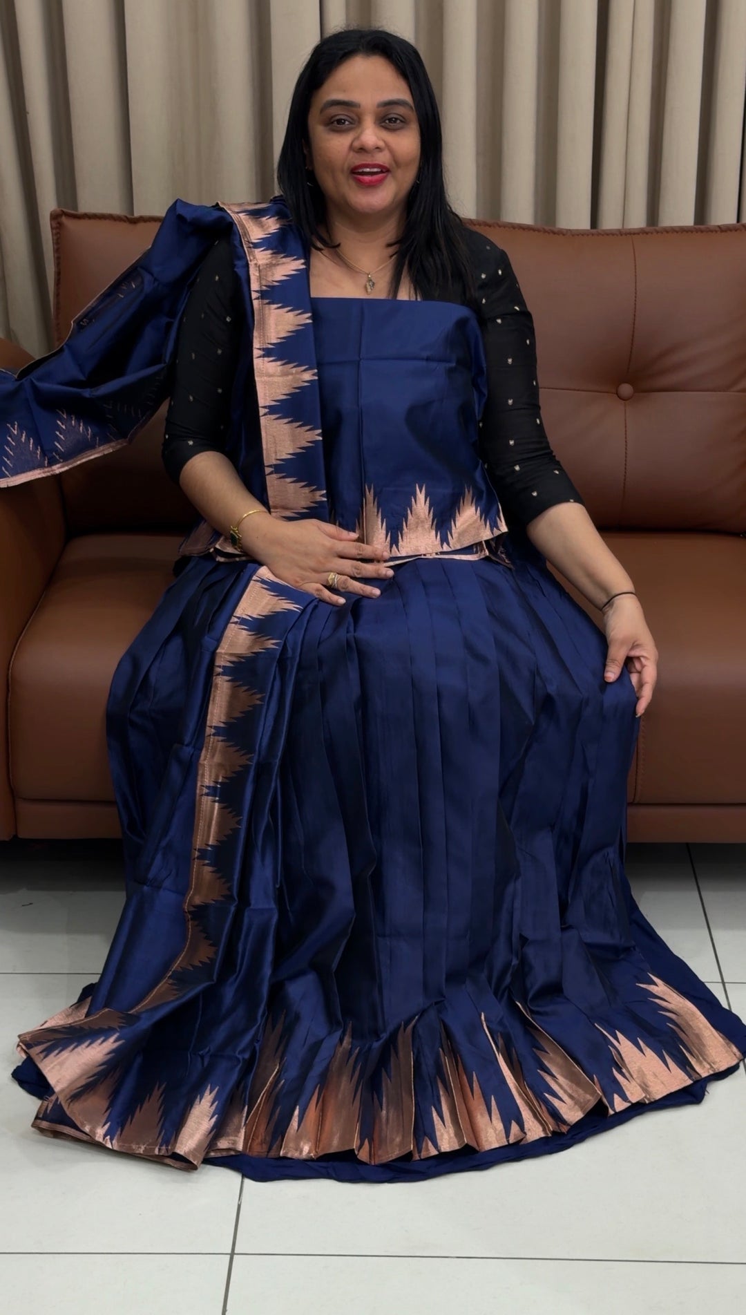 FORWARD SEMI STITCHED DHAVANI SETS - NUWA-1699