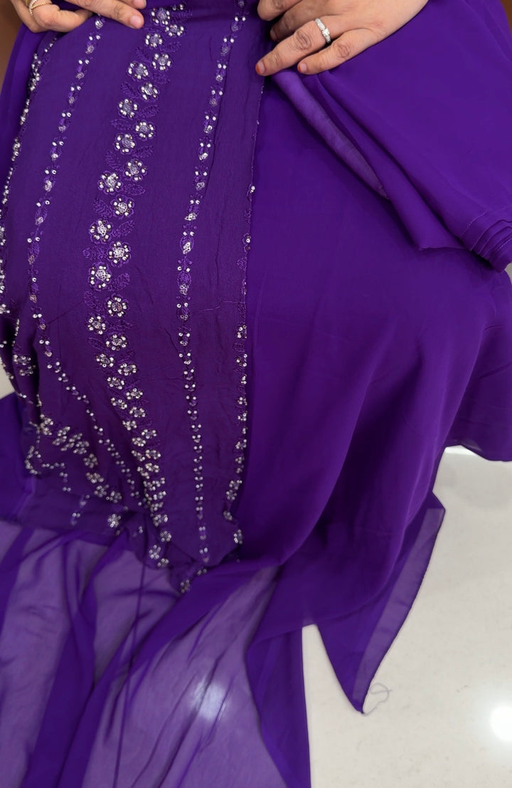 GEORGETTE UNSTITCHED SALWAR SUITS - NUWA-1693