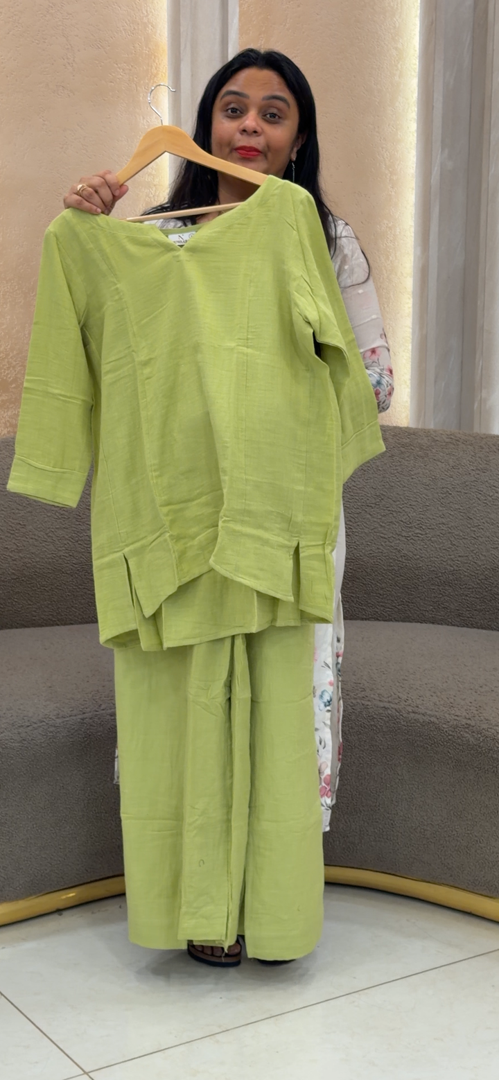 LINEN CO-ORDS SETS - NUWA - 2315