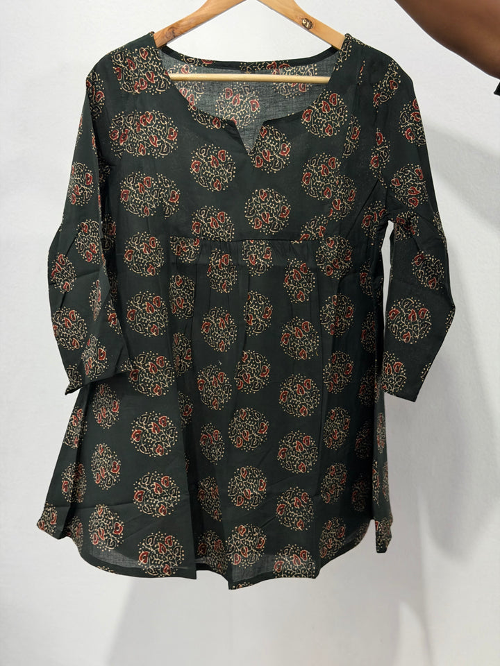 PRINTED COTON SHORT TOPS - NUWA - 535