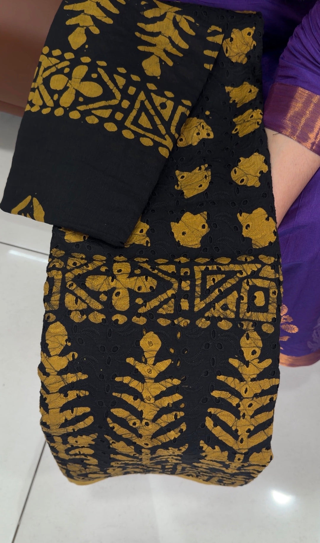 BATIK PRINTED UNDTITCHED SALWAR SUITS - NUWA-1605