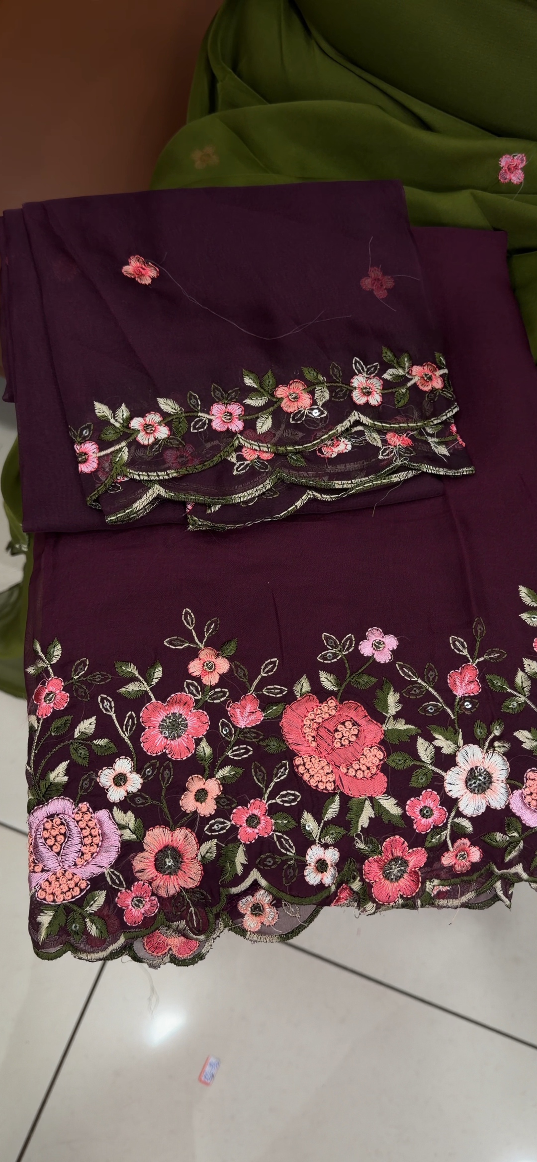 SOFT ORGANZA UNSTITCHED SALWAR SUITS - NUWA - 1533