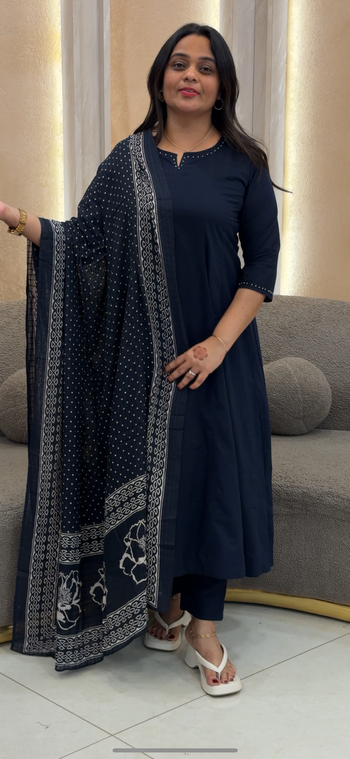 ANARKALI TOP BOTTOM AND DUPATTA - NUWA-288