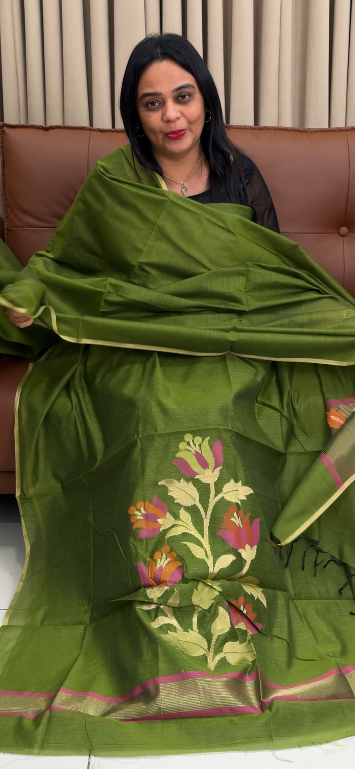 JAMDANI UNSTITCHED SALWRA SUITS - NUWA - 1784