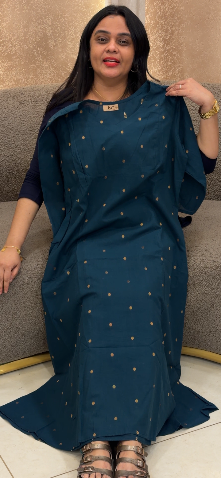 OFFER SALE HANDLOOM COTTON LONG ALINE TOP - NUWA - 2426