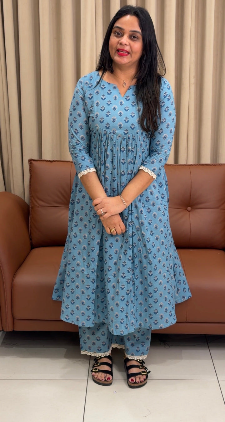 IN- HOUSE PRINTED COTTON CO-ORDS SETS - NUWA-1606