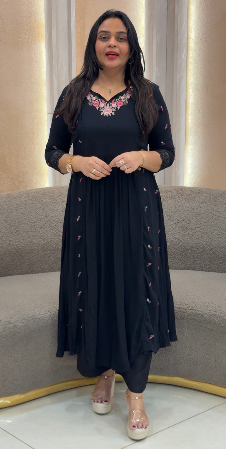 WRINKLE RAYON ALINE TOPS - NUWA-1164