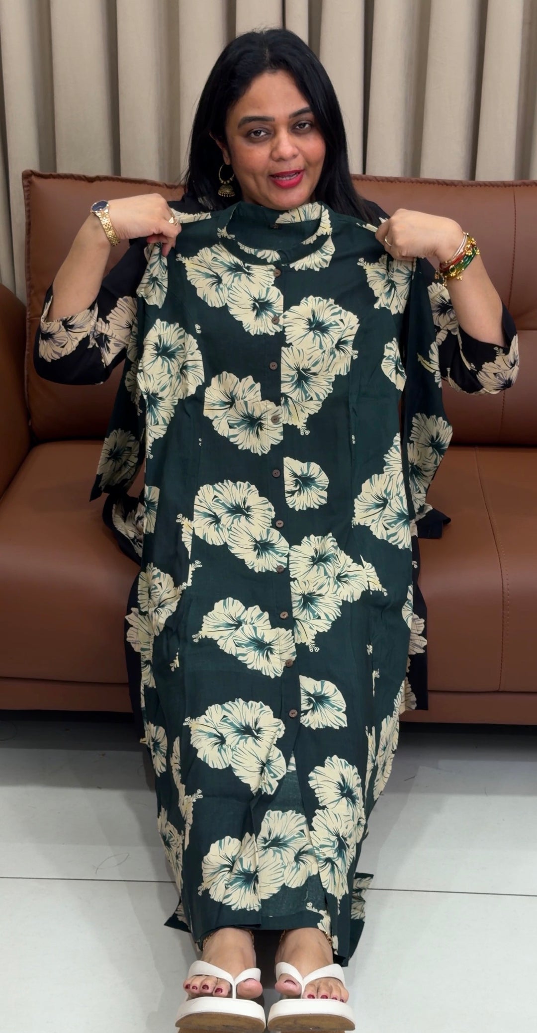 PRINTED COTTON TOPS - NUWA-1550