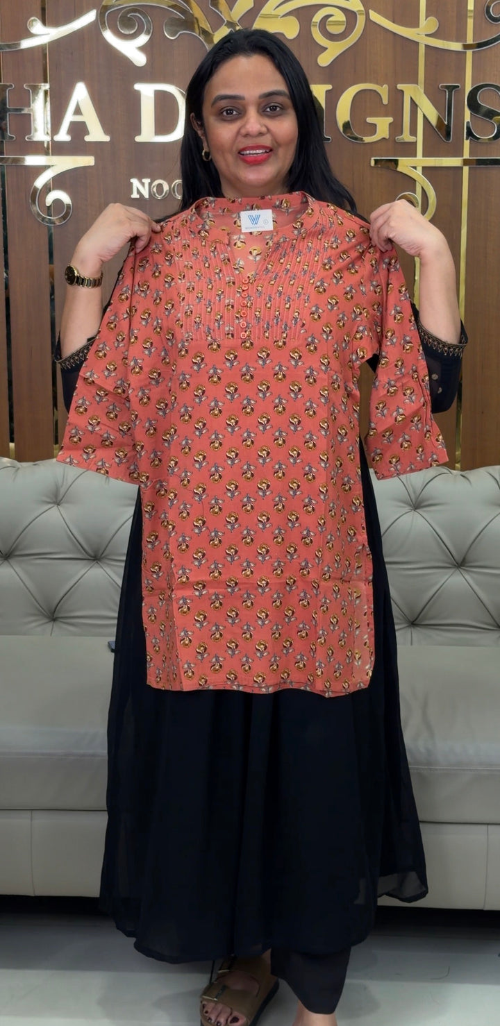 PRINTED COTTON TOPS - NUWA-1066