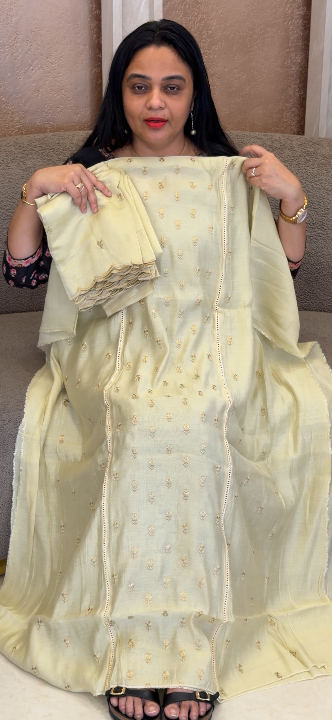 MUL CAHNEDRI UNSTITCHED SALWAR SUITS - NUWA - 2248
