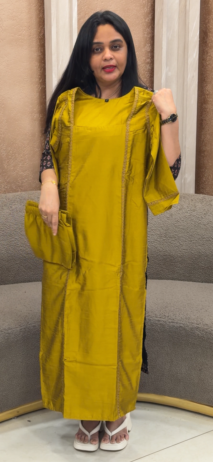 OFFER SALE SLUB SILK CO-ORD SETS - NUWA - 2355