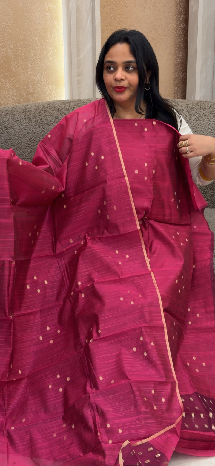 SEMI DUPION UNSTITCHED SALWAR SUITS - NUWA - 1624