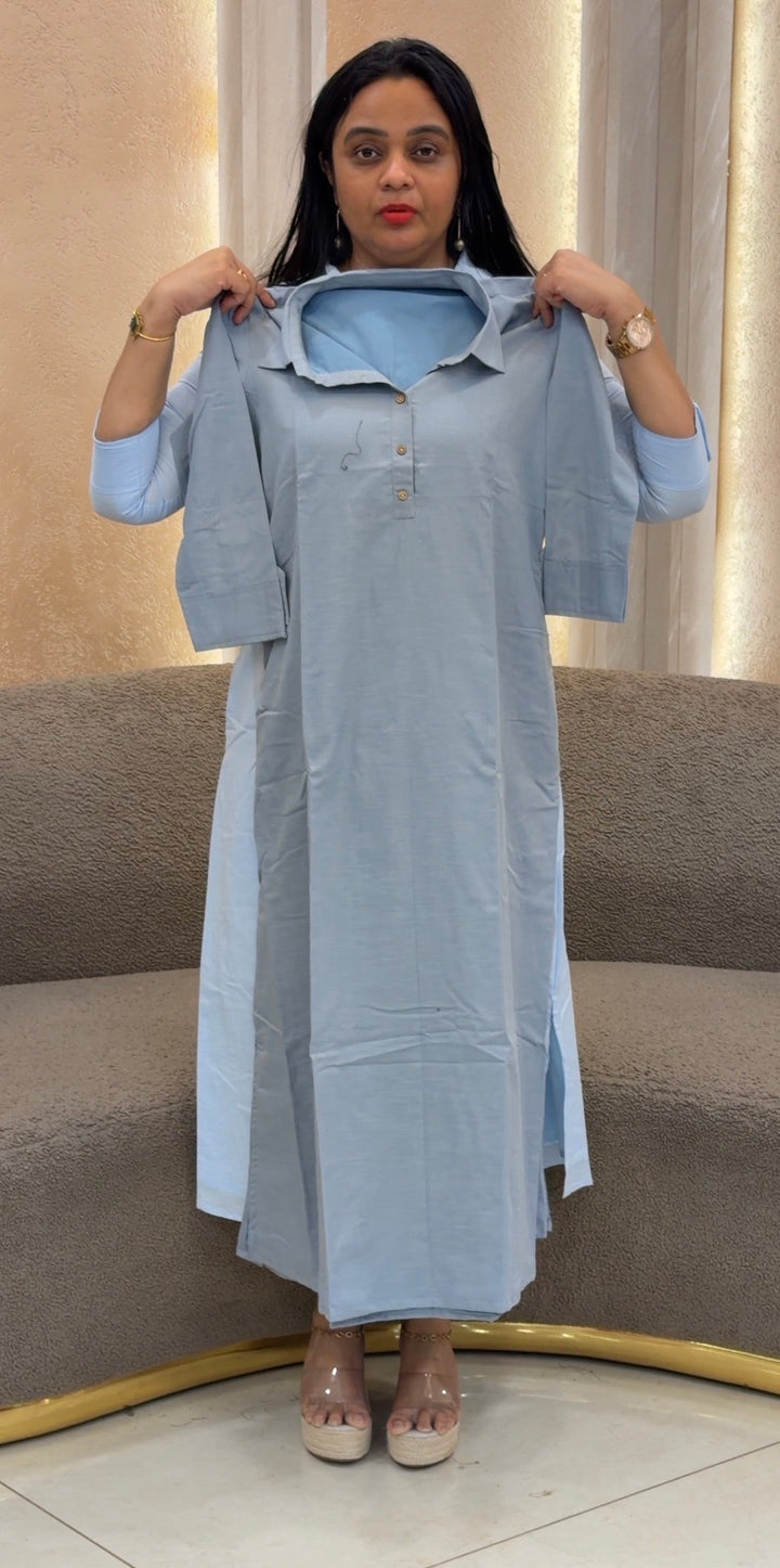 IN-HOUSE LINEN TUNIC TOPS - NUWA - 2257