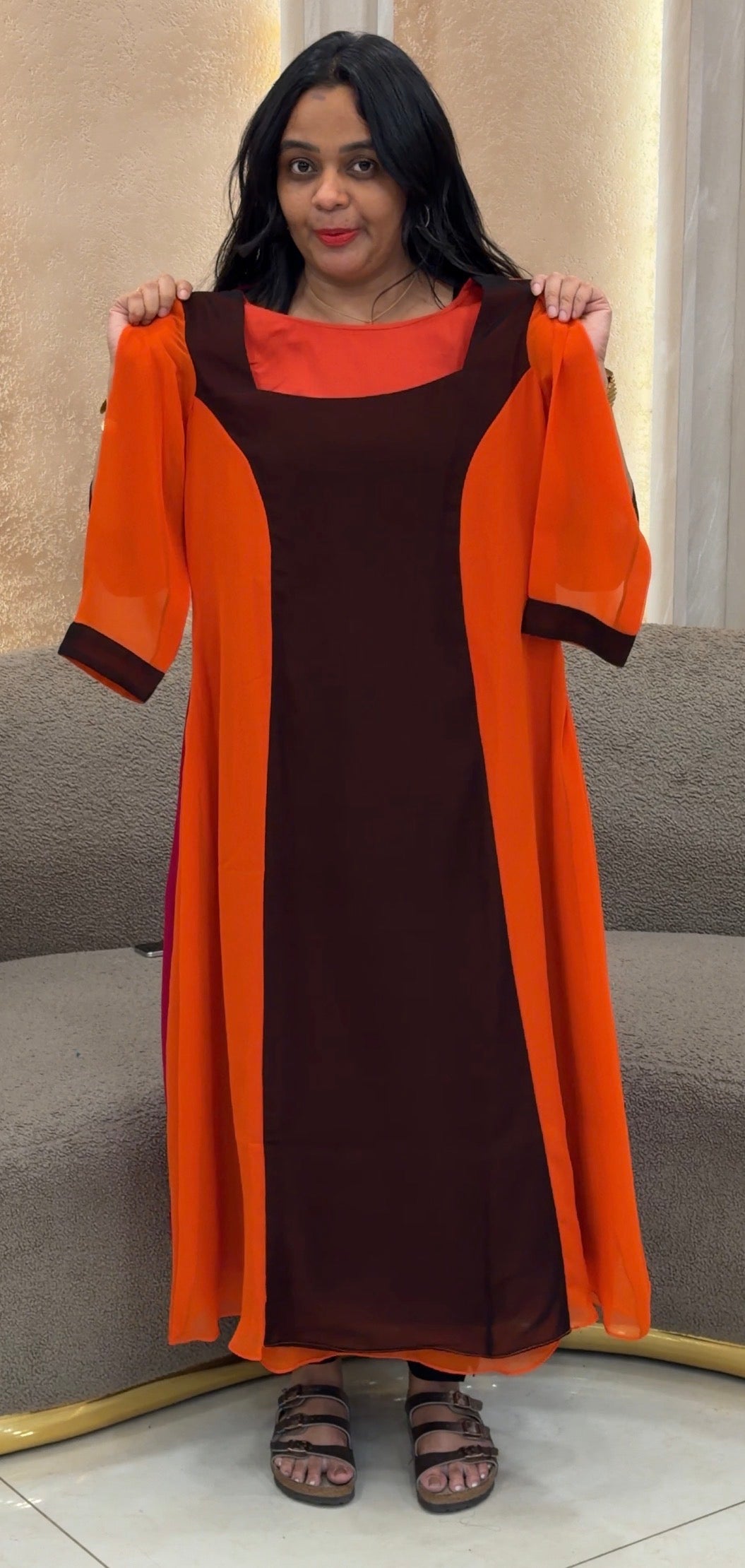 IN-HOUSE GEORGETTE FROCKS - NUWA-2422