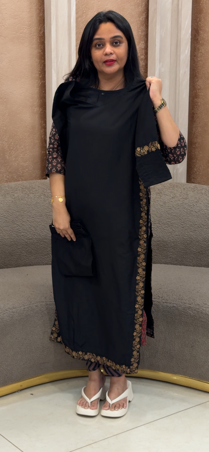 OFFER SALE SLUB SILK CO-ORD SETS - NUWA - 2355