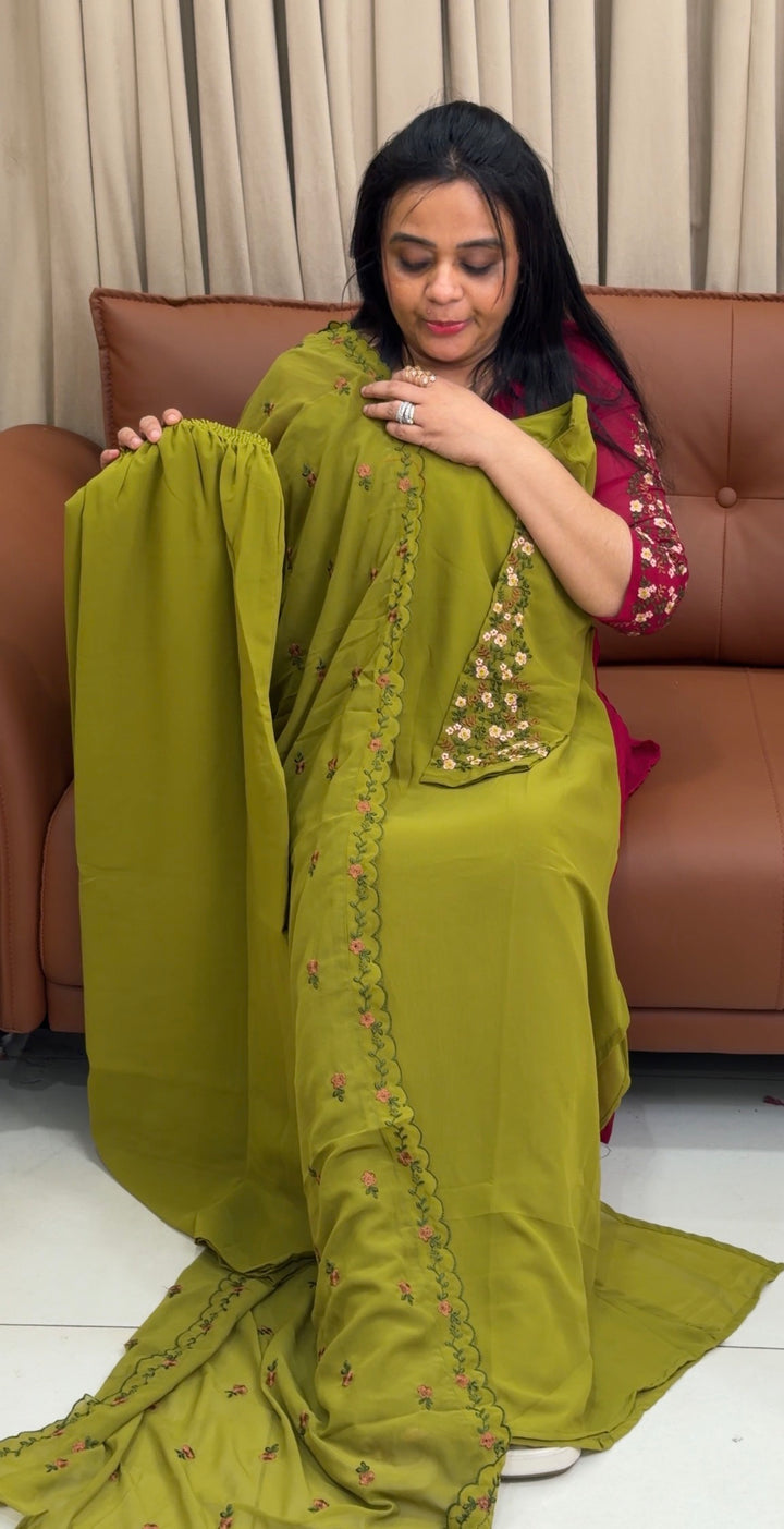 READY TO WEAR TOP,BOTTOM AND DUPATTA - NUWA-2006