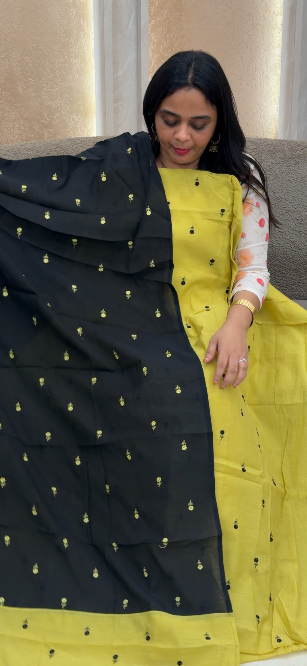 MALAI CHANDERI UNSTITCHED SALWAR SUITS - NUWA - 1667