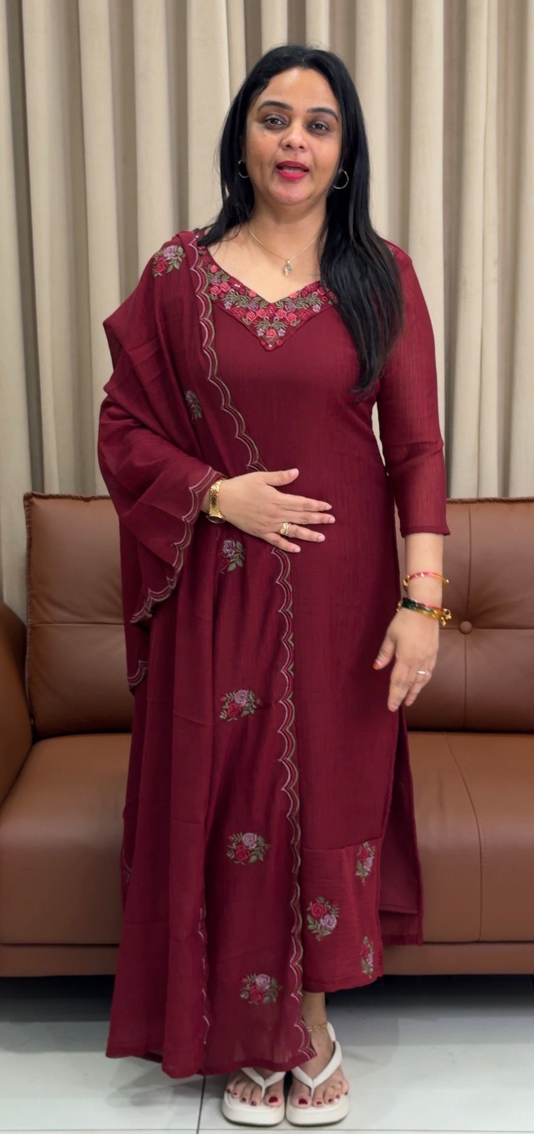 MUL CRUSH UNSTITCHED SALWAR SUITS - NUWA-1578