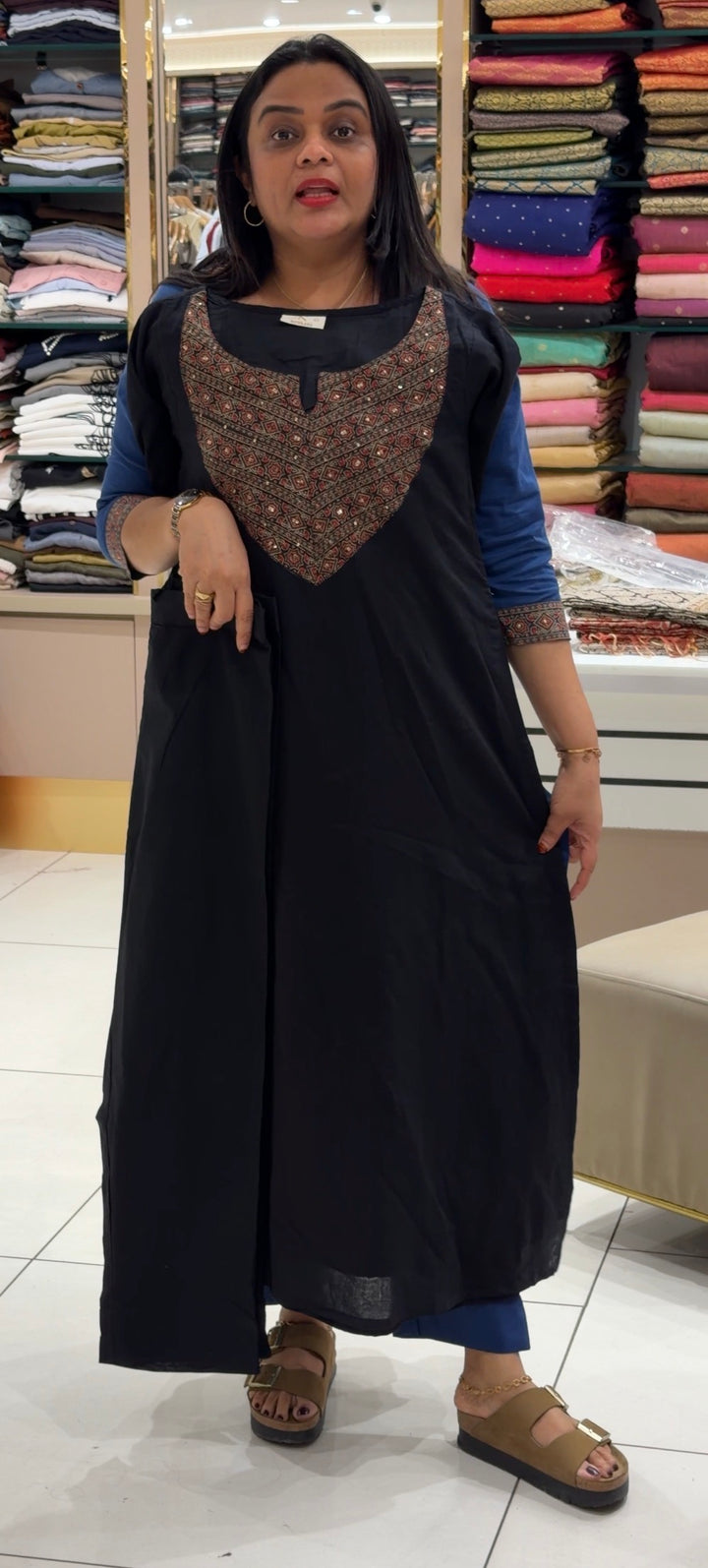 MULMUL COTTON TOP AND BOTTOM - NUWA-1090