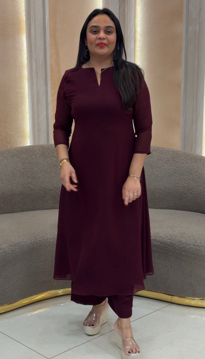 ALINE TOP AND BOTTOM ( WITH OUT SLEEVE ) - NUWA - 1185