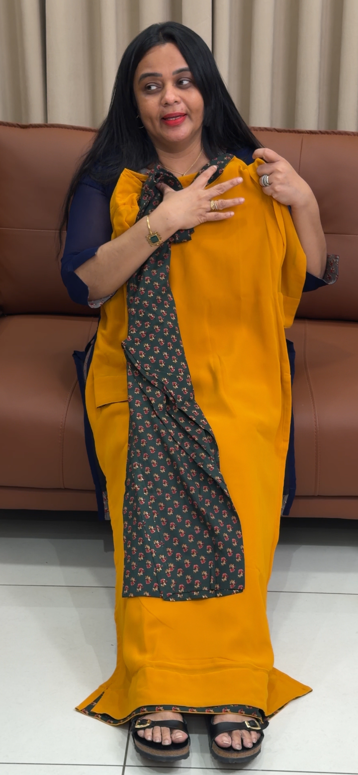 IN-HOUSE FAUX GEORGETTE CO-ORDS SETS  - NUWA - 2147