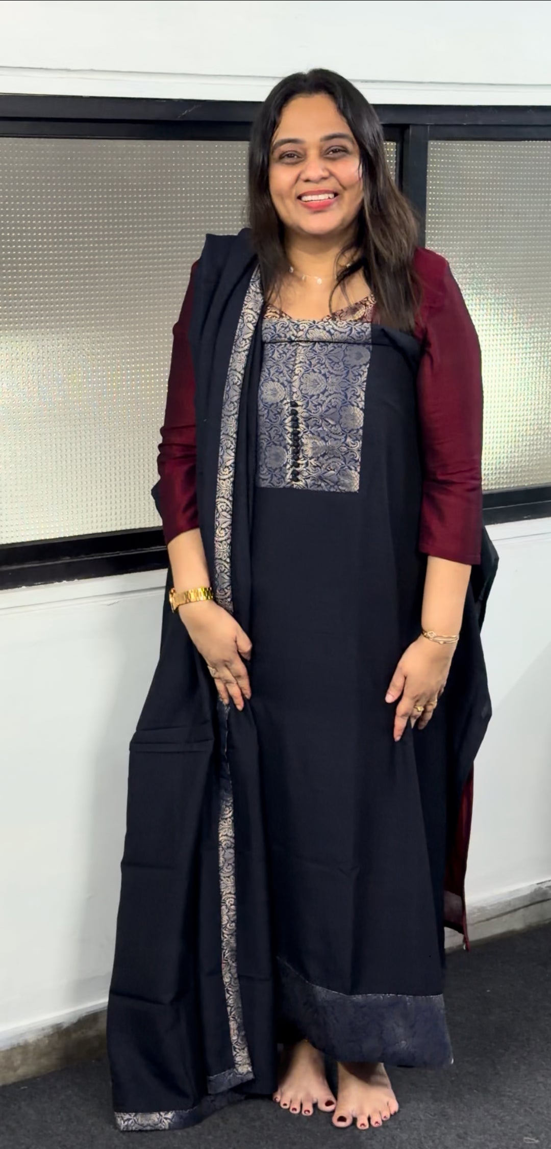 SEMI RAW SILK UNSTITCHED SALWAR SUITS - NUWA-210