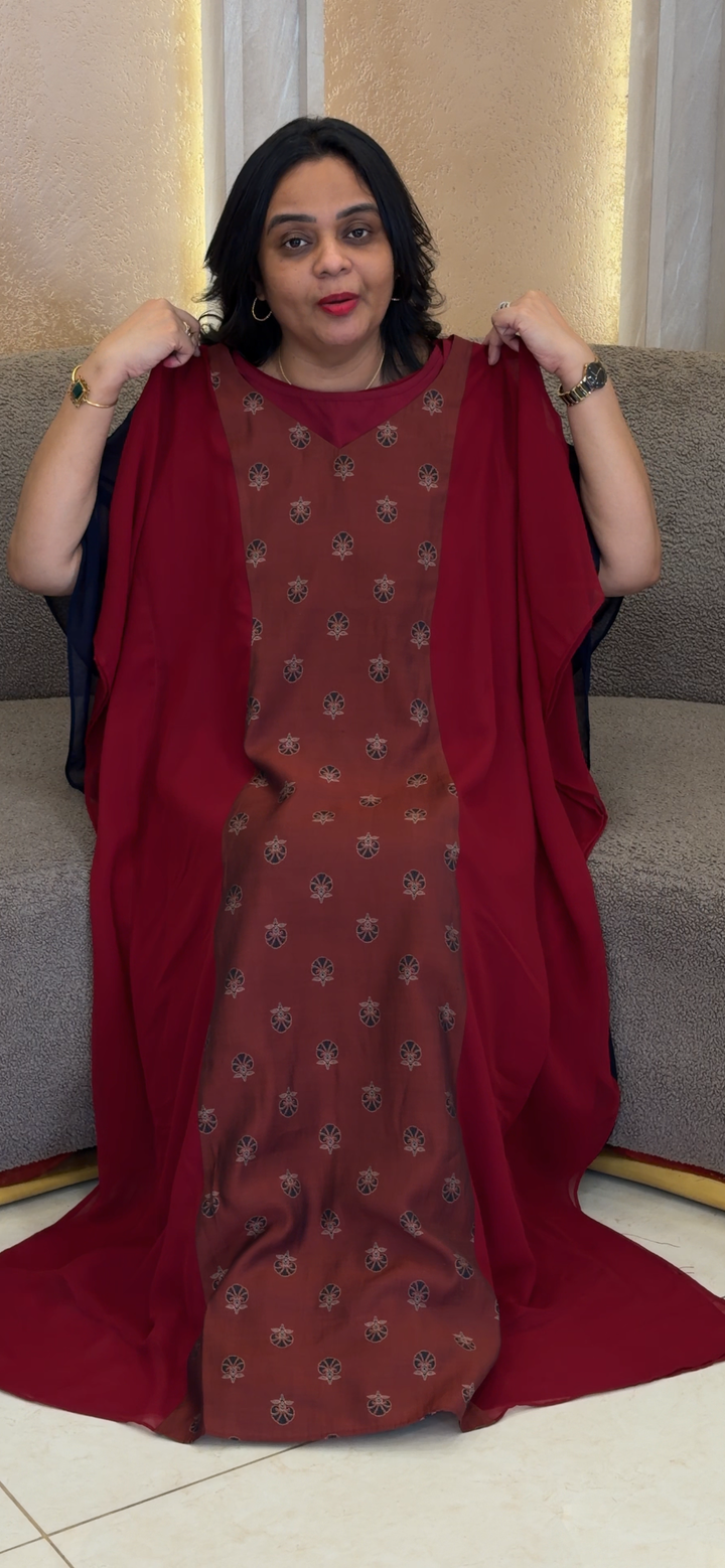 IN-HOUSE GEORGETTE KAFTAN TOPS -NUWA-2021