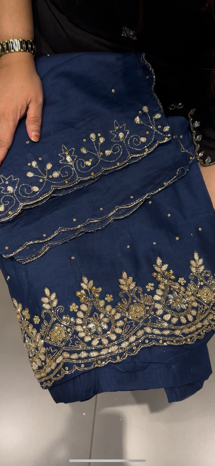 BANARASI MUL UNSTITCHED SALWAR SUITS - NUWA - 481