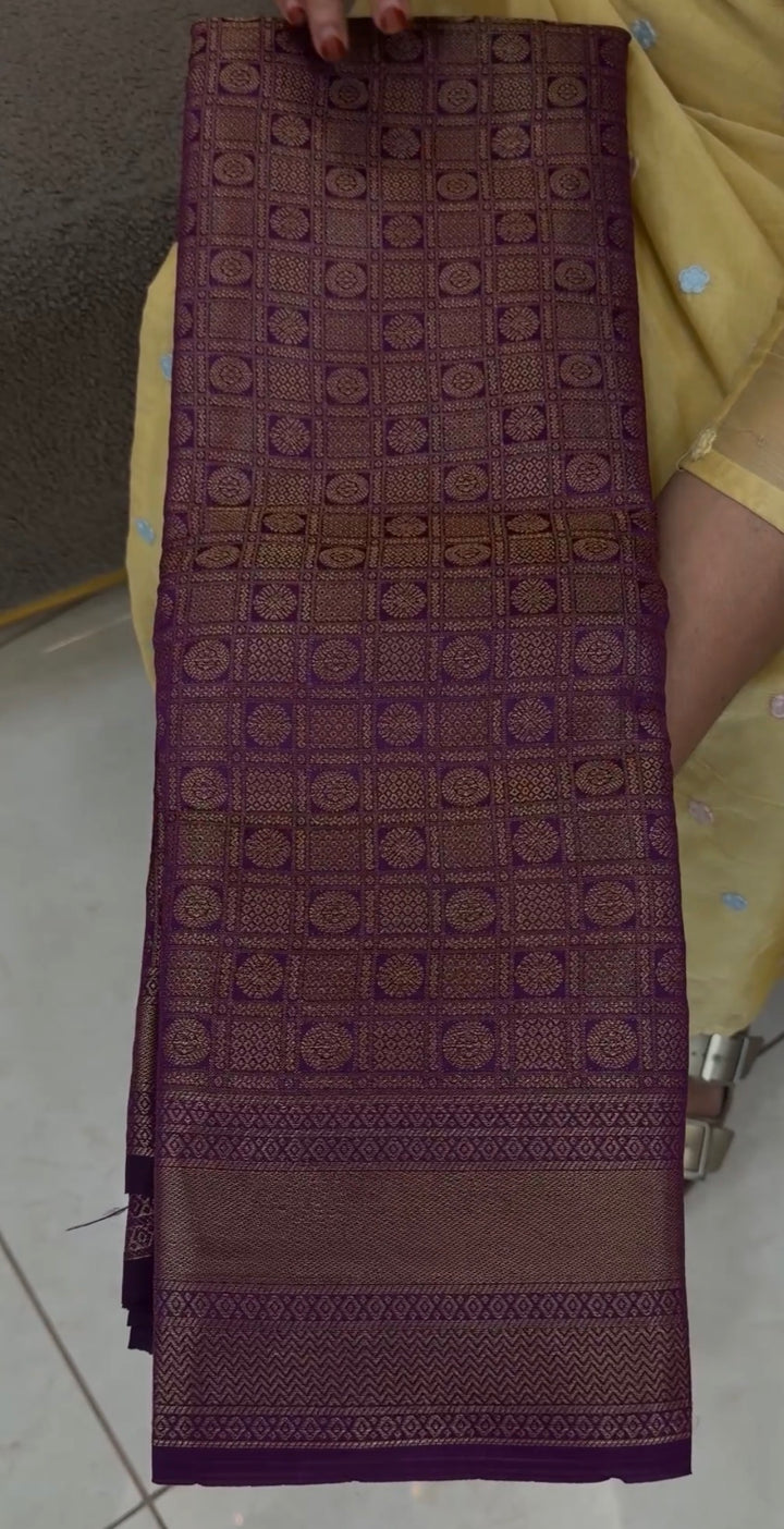 SEMI BROCADE SAREES - NUWA-826