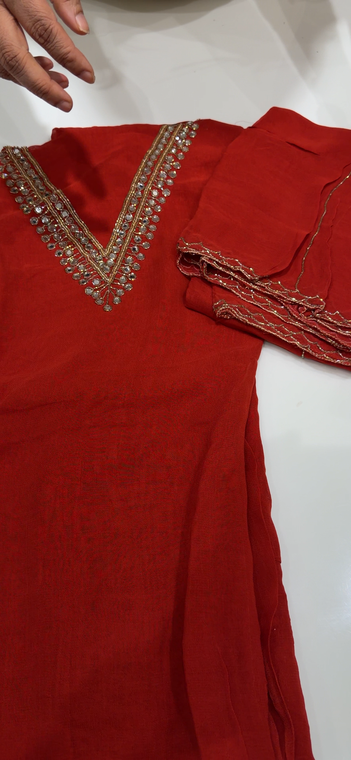 UNSTITCHED SALWAR SUITS - NUWA - 1744