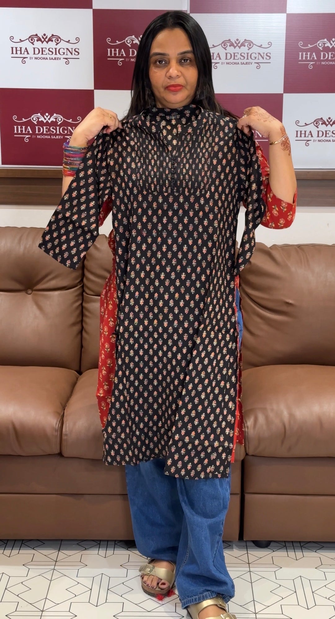 COTTON PRINTED TOPS -NUWA-670