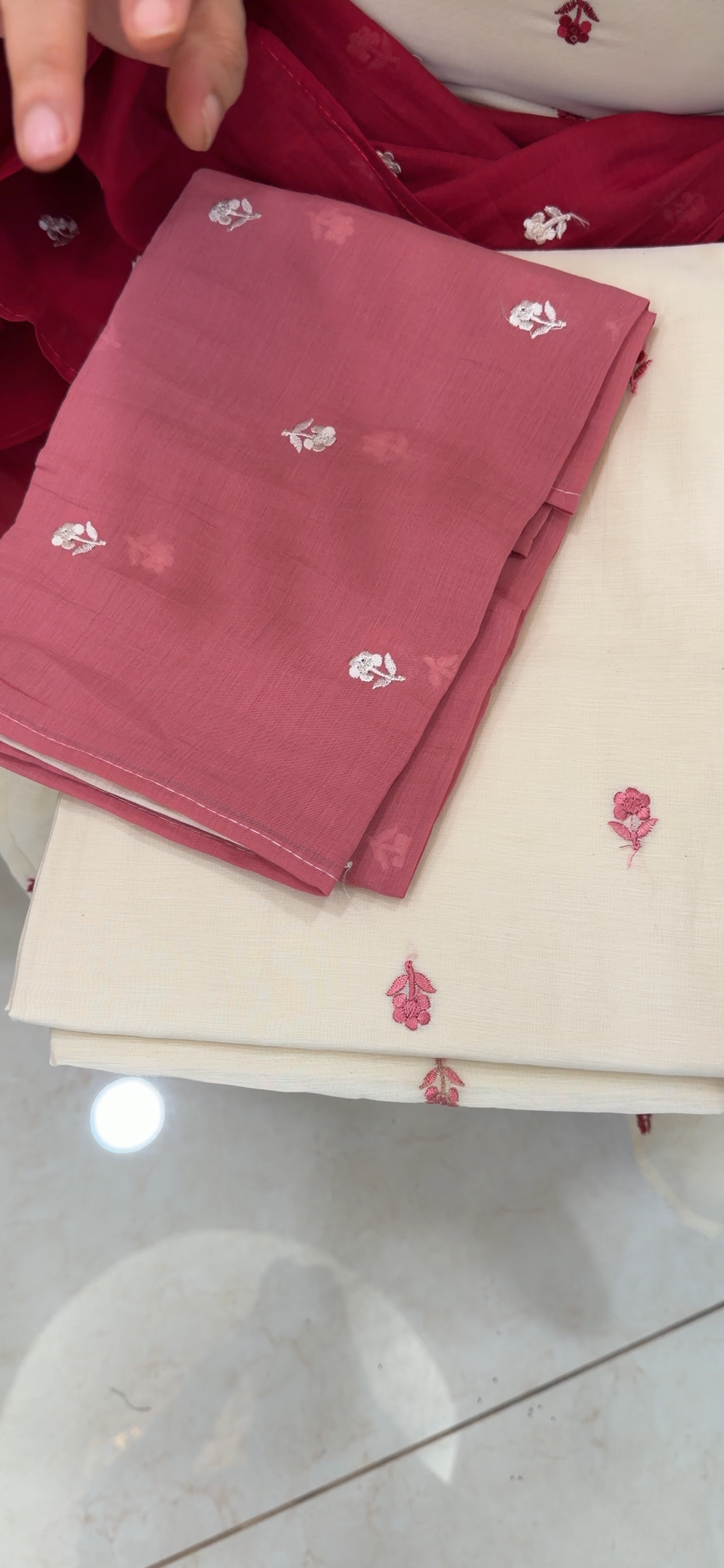 MALAI CHANDERI UNSTITCHED SALWAR SUITS - NUWA - 1660